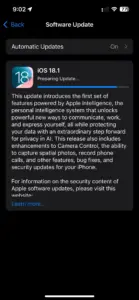 iOS 18.1